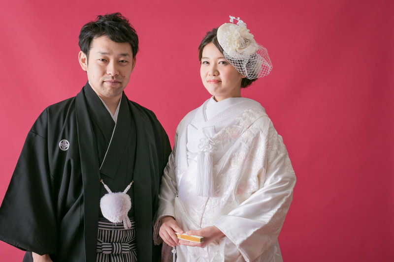 モダン和婚♪スタジオでゆるりロマンチックに