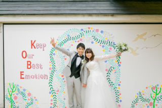 ペイントシャワー♡神戸wedding♪
