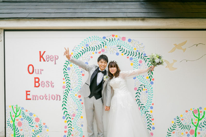 ペイントシャワー♡神戸wedding♪