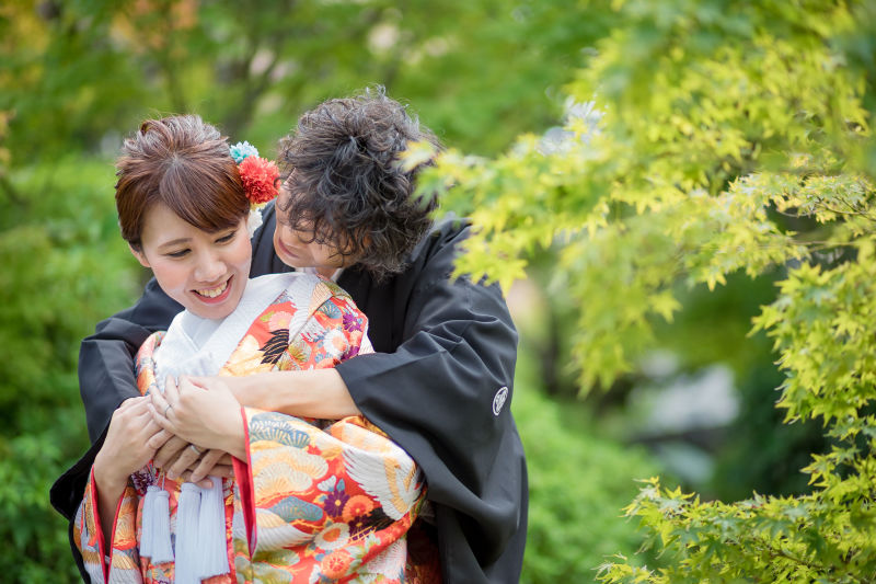 うしろからぎゅ♡