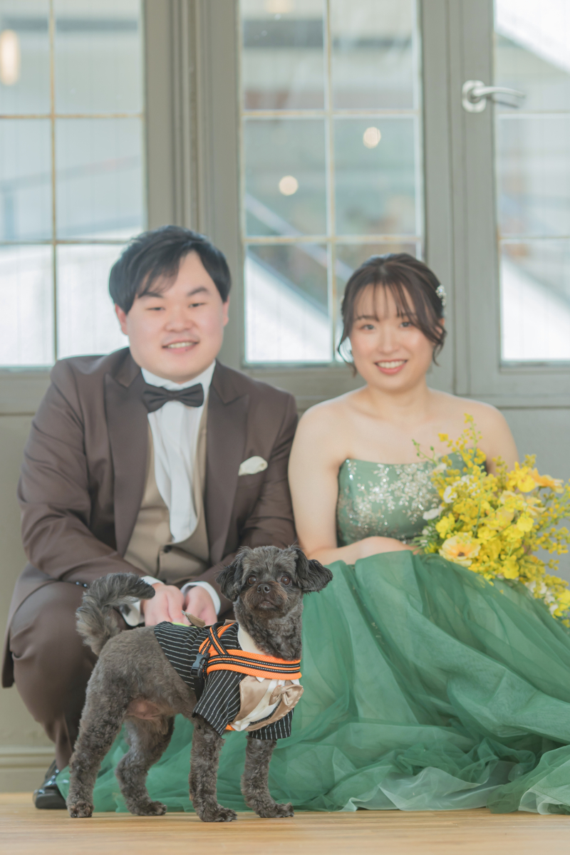 貸切スタジオでゆったり撮影