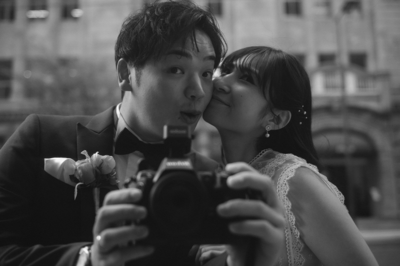 「ウェデイングフォト」というより「2人の写真」を残してもらえたら嬉しいです