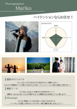 カメラ越しに見える ご新郎ご新婦様の幸せな笑顔に癒されてます