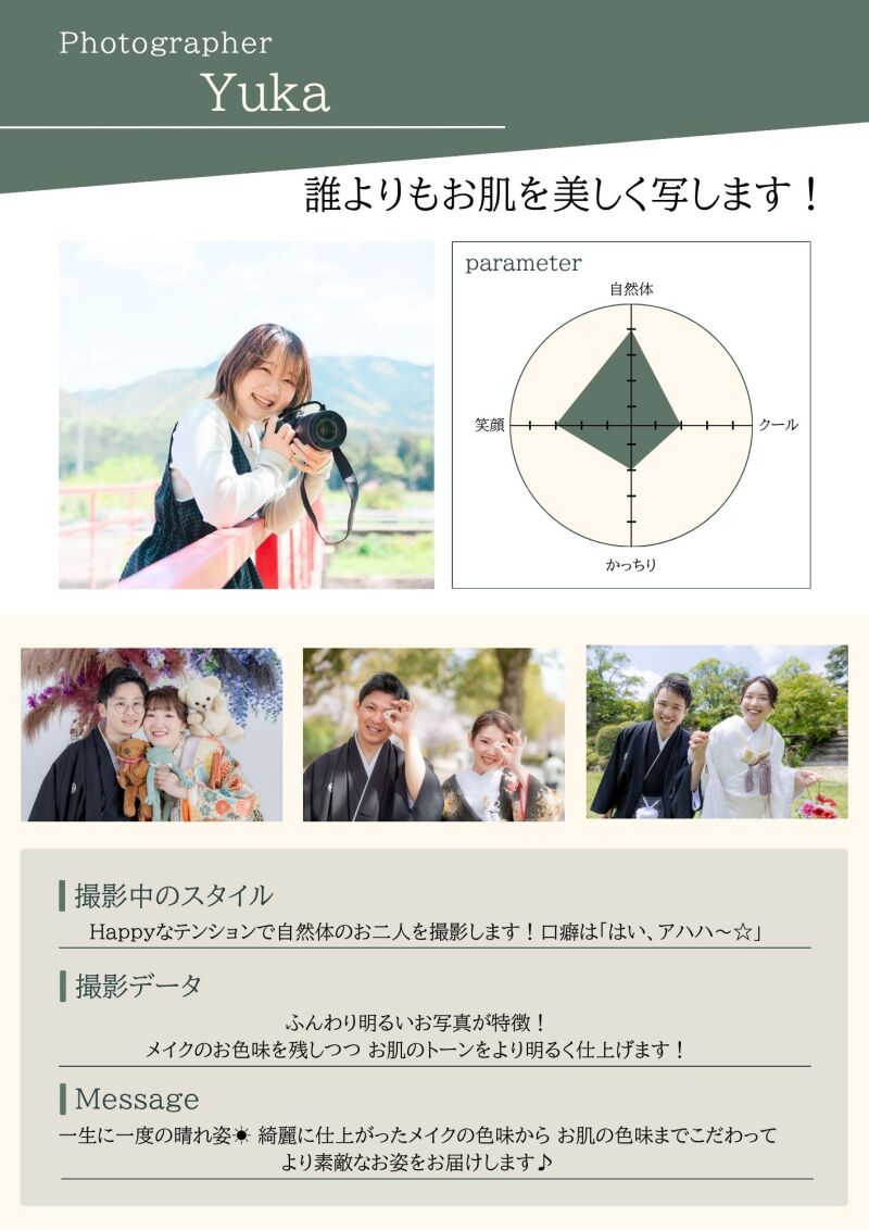 明るく楽しくがモットーです