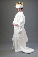 白無垢献上格天井鶴　2022