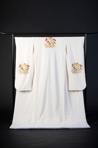 白地ゴールド花紋　2002