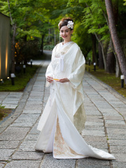 2058 正絹唐織雲取秋草