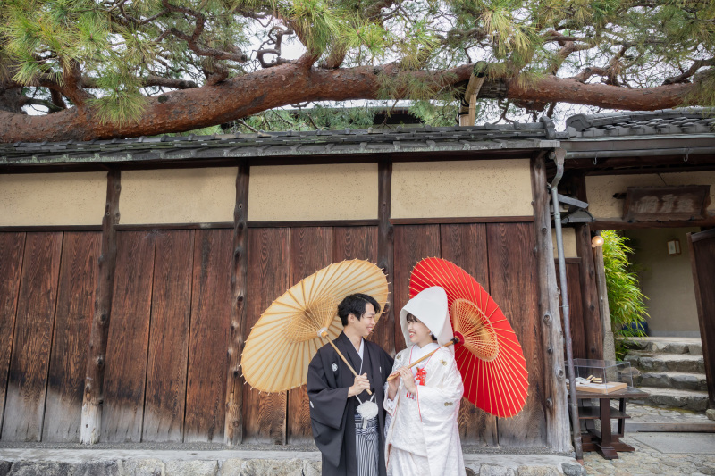 定番の和傘カット