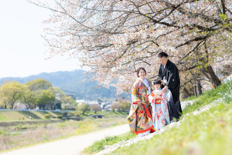 おふたりとお子様、3人の記念日