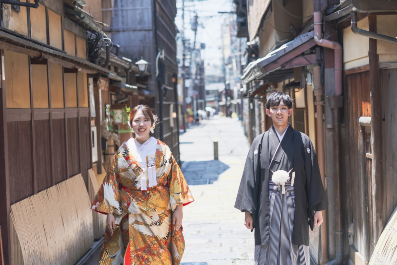 撮影後半は祇園エリアへ
