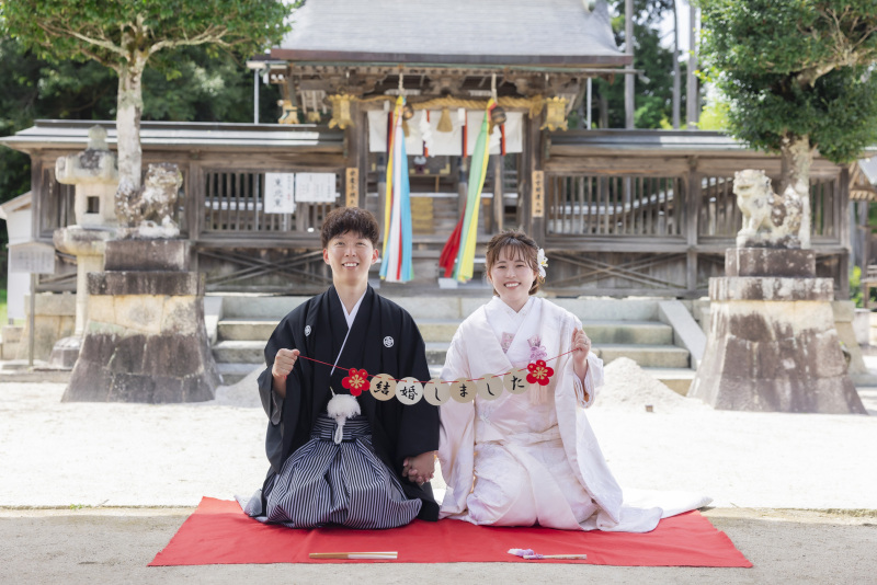 梅花のガーランド