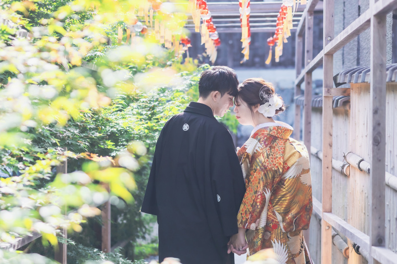 正寿院の風鈴に囲まれて、心に残る夏の前撮り