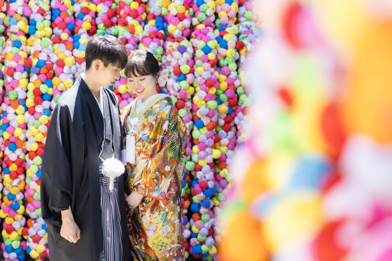 カラフルな空間で