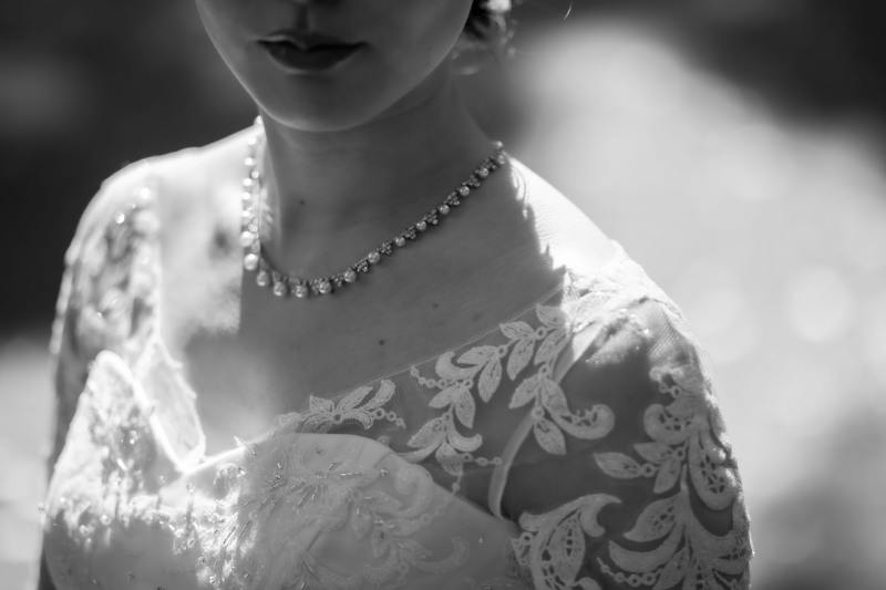 ドレスのレース＆シルエット