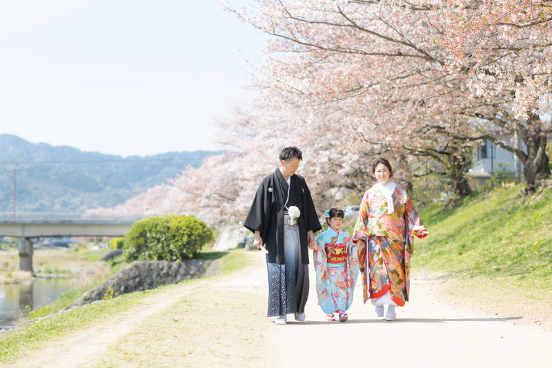 ご家族で、春の後撮り