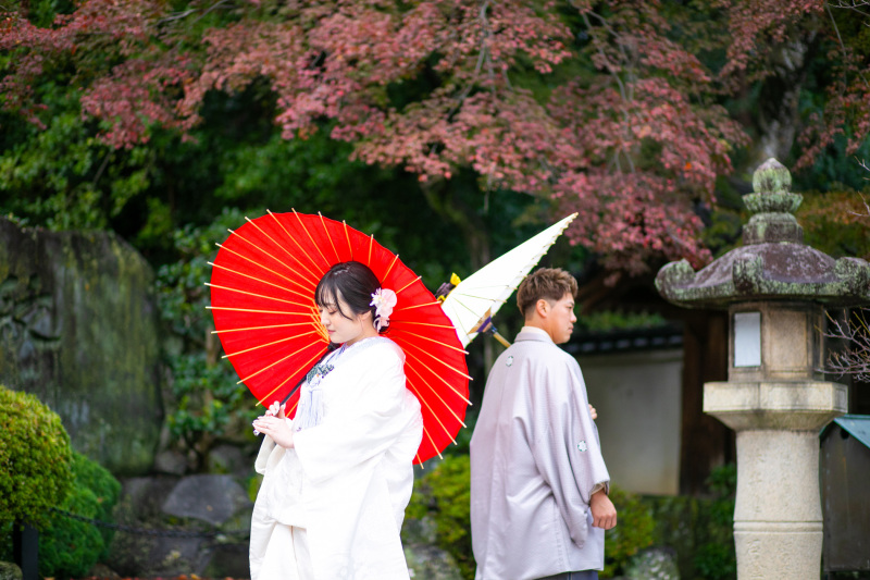 京都・今宮神社から撮影スタート