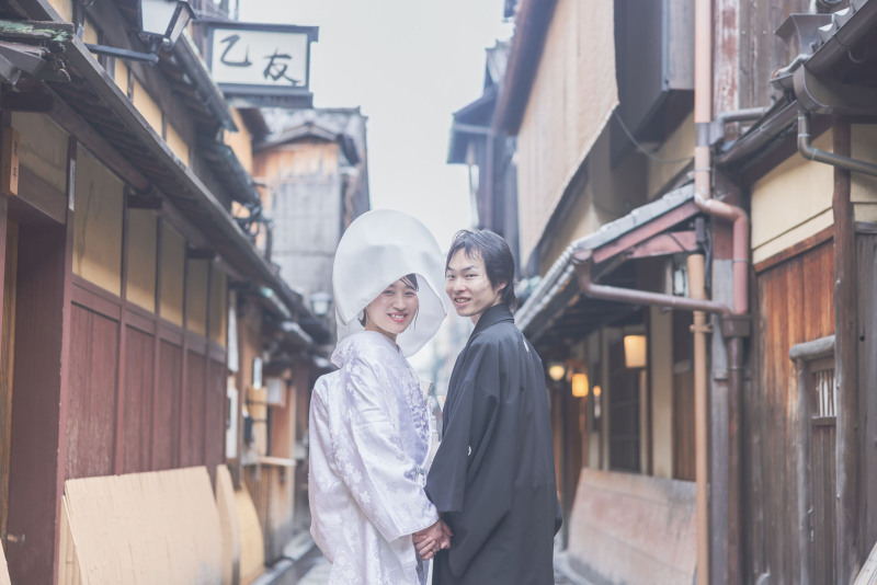 美しい綿帽子すがた