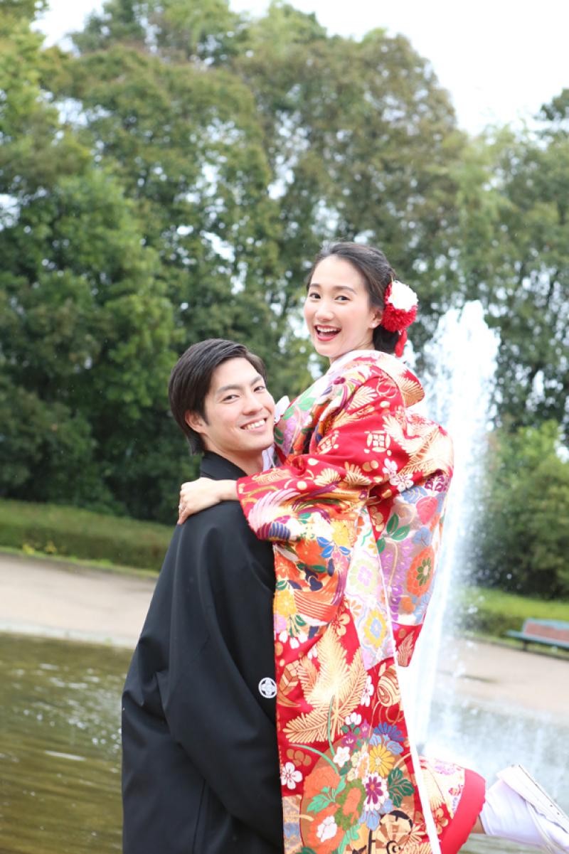 たくましい新郎様