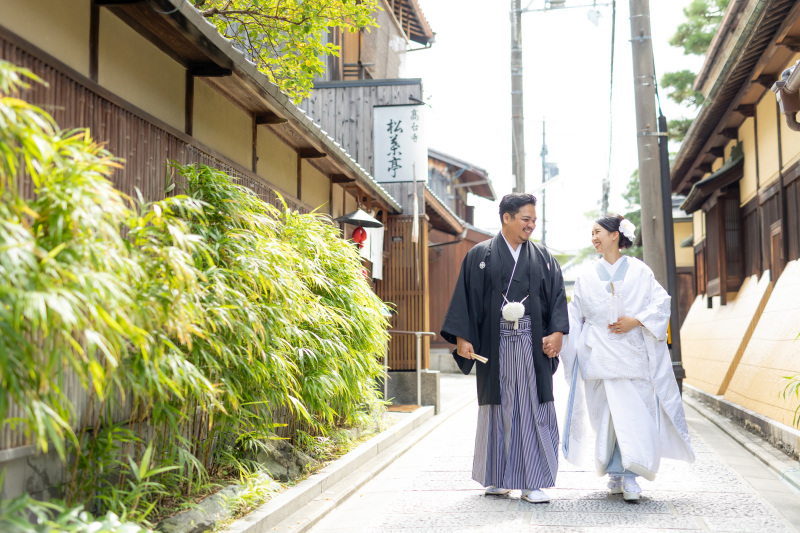 京都の街をお