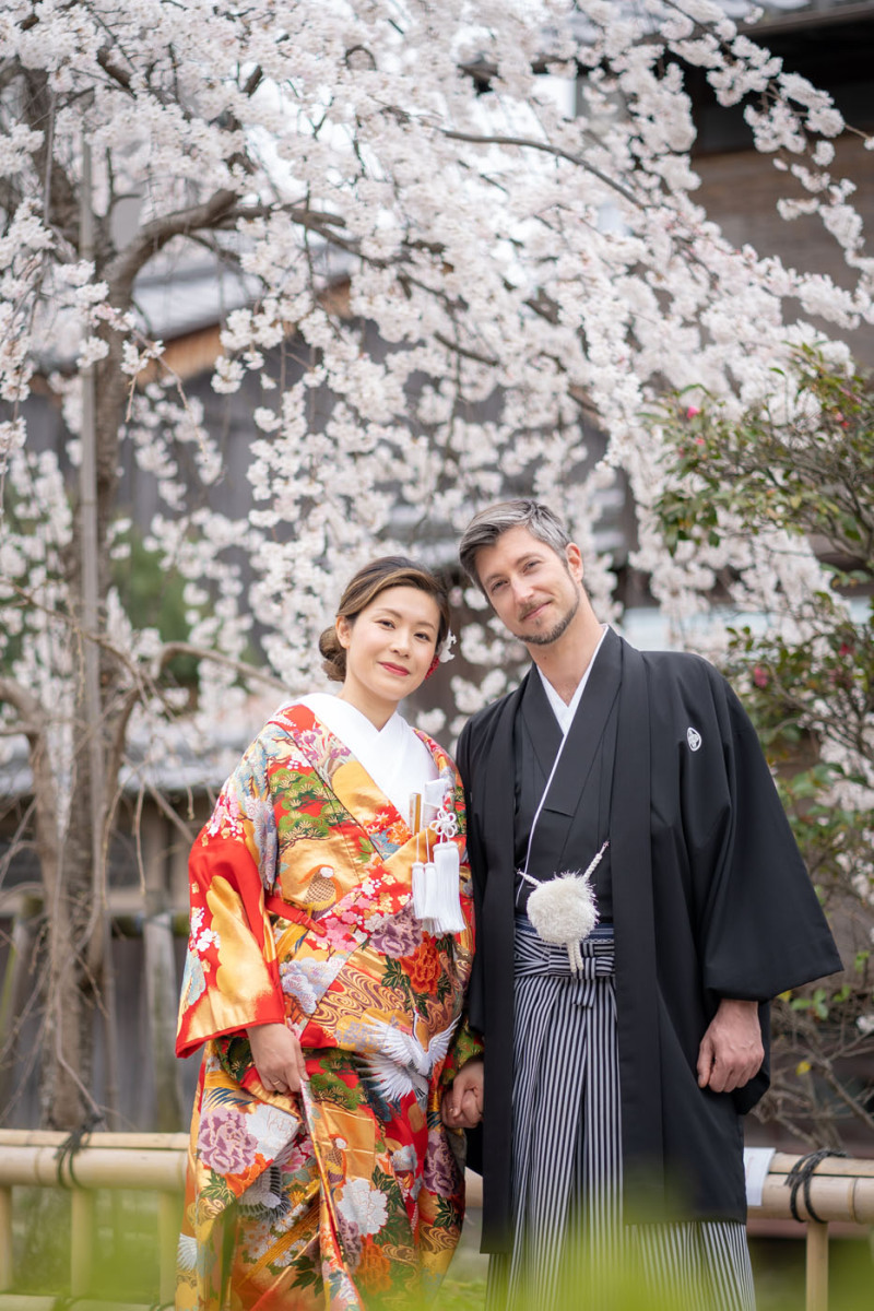 和装に身を包んで