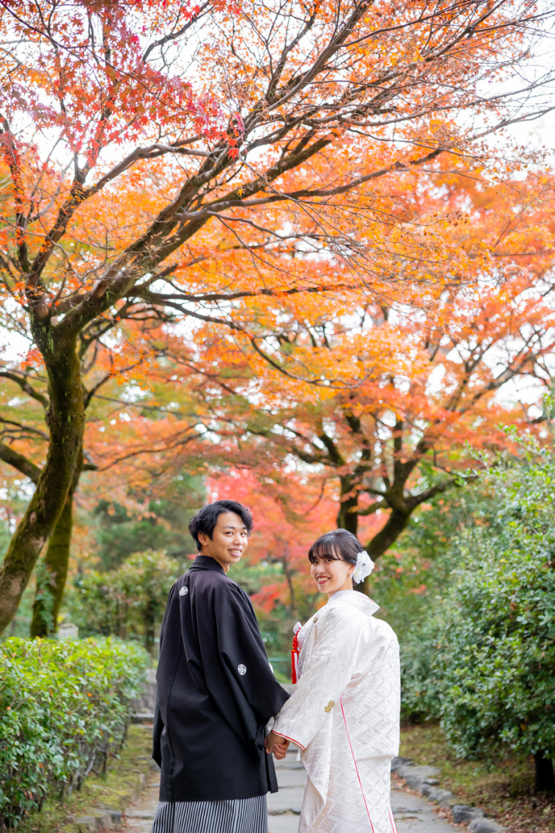 円山公園の紅葉