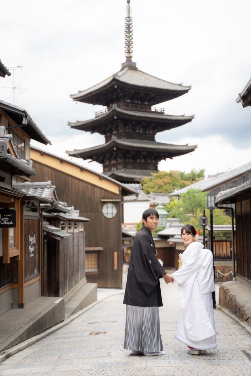 塔を望むロケーション