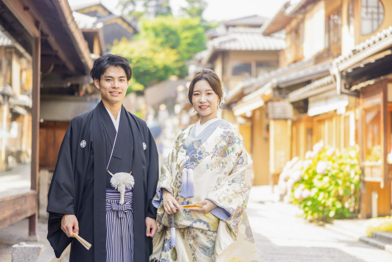 おふたりの立ち姿