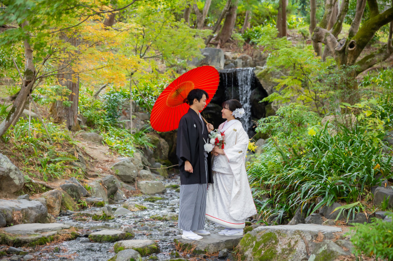 撮影後半は円山公園へ