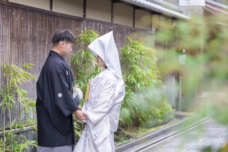 静けさに包まれて、東山の朝。