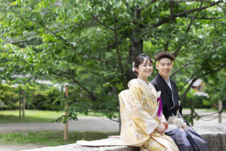 笑って、照れて、おふたりの時間。