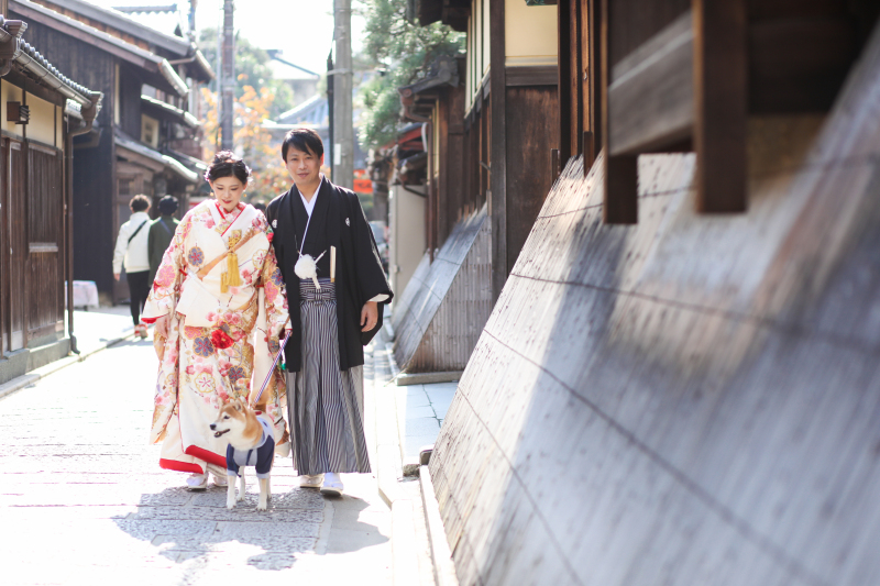 花嫁和婚_ペットと一緒に撮影できる