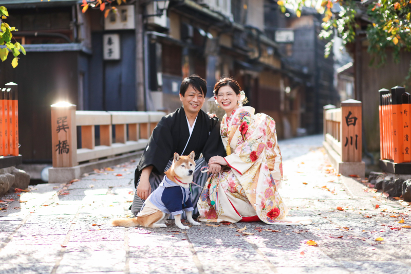 花嫁和婚_ペットと一緒に撮影できる