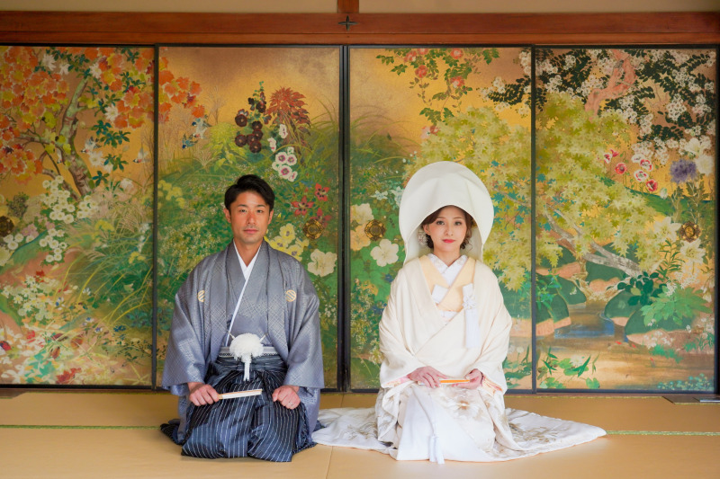 花嫁和婚_歴史的建造物で撮影できる