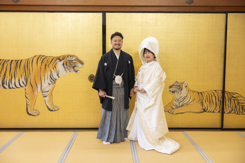 花嫁和婚_神社・寺院で撮影できる