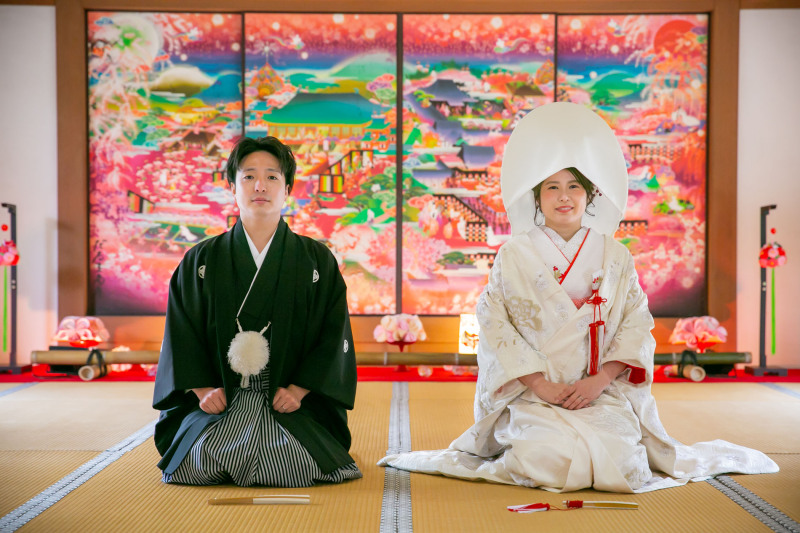 花嫁和婚_神社・寺院で撮影できる