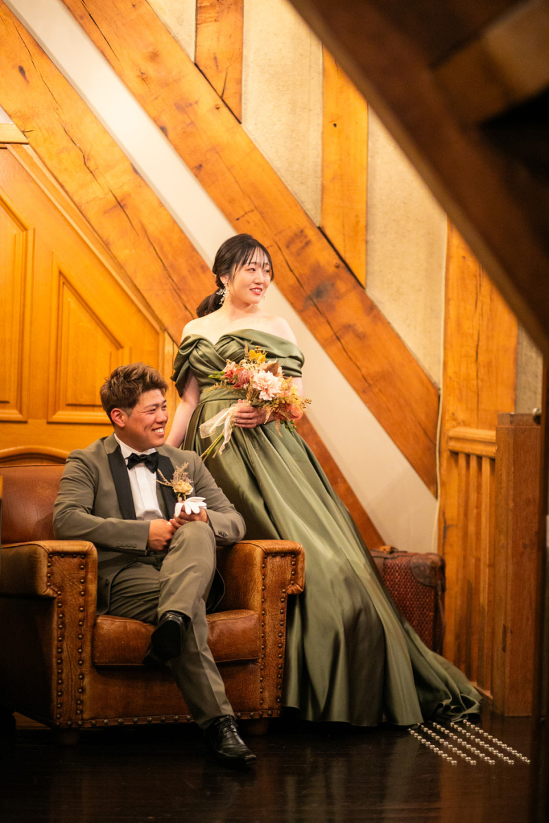 カラードレスへチェンジ