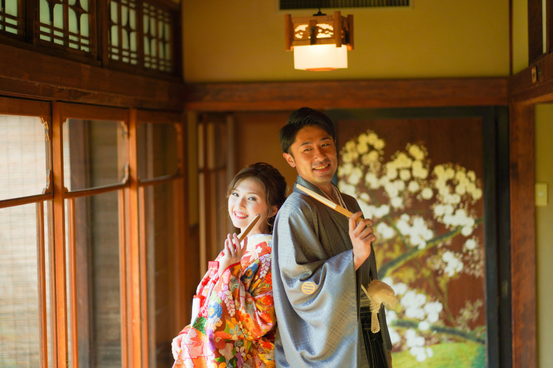 〈和装1点 & 洋装1点〉ロケ撮影【250カットデータ・アルバム◇打掛1点&ドレス1点+ロケ地2箇所】】