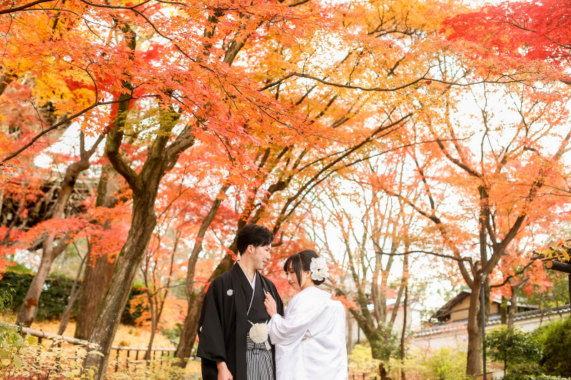 【10月.11月.12月撮影の方限定!】和装とドレスでロケ撮影【打掛1点&ドレス1点+ロケ地2箇所/全データお渡し】