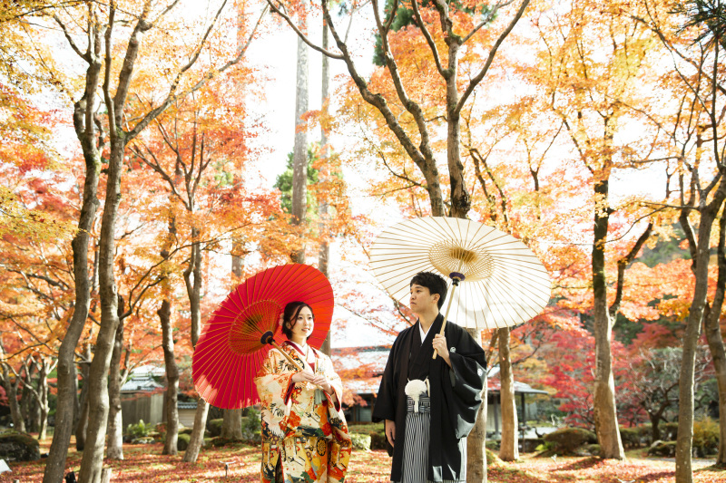 【10月.11月.12月撮影の方限定!】〈極・和装3点〉【◇色打掛・白無垢・大振袖各1点+ロケ地2箇所/全データ/アルバム付】