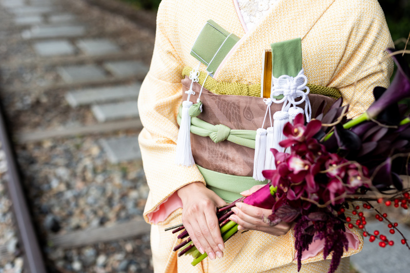 〈和装2点 &色掛下+小物 〉ロケ撮影【350カットデータ・アルバム◇色打掛1点&白無垢1点+ロケ地はコースから】