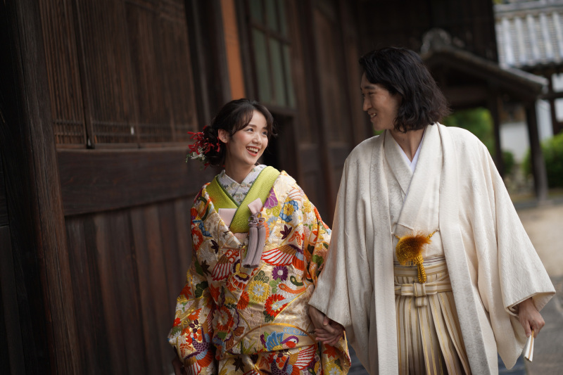 〈極・和装3点〉ロケ撮影【400カットデータ・アルバム◇色打掛・白無垢・大振袖各1点+ロケ地2箇所】