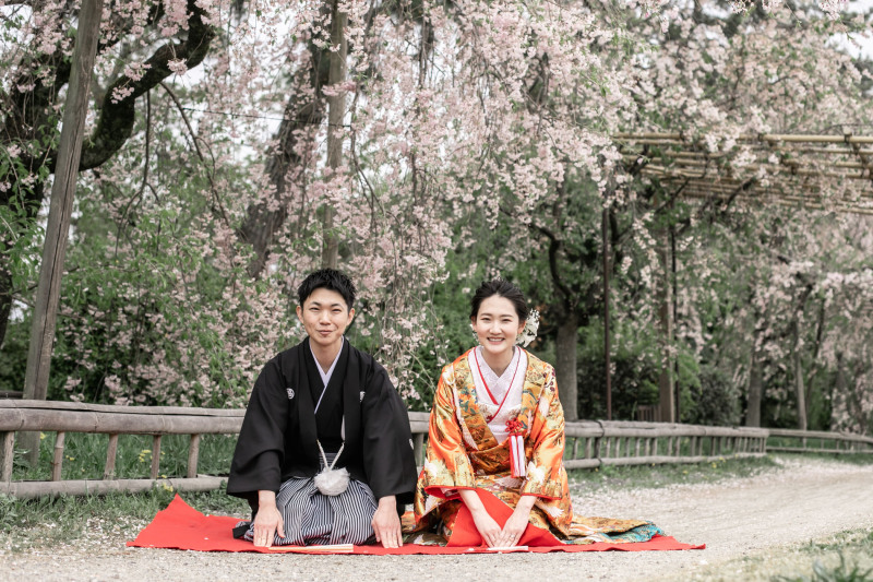 【春得！４万円OFF】〈和装１点 ＆ 洋装１点〉ロケ撮影【250カットデータ◇打掛1点＆ドレス１点＋ロケ地２箇所】】