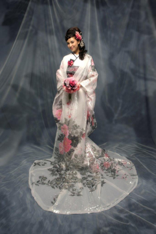 ≪オーガンジー和装≫JU4603