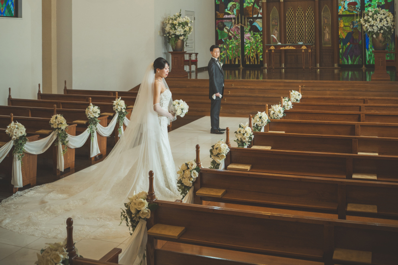 広いバージンロード