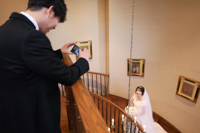 新郎カメラマン