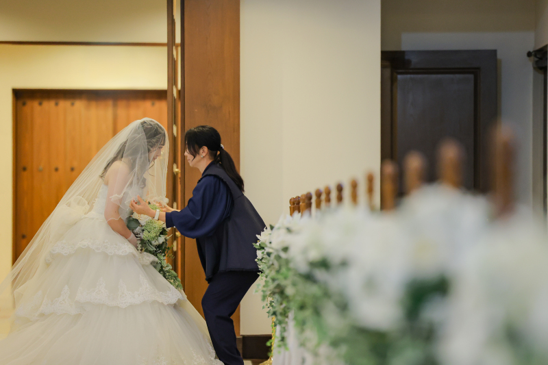 お母様によるベールダウン