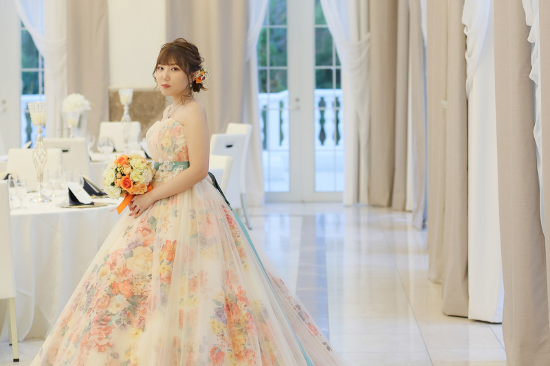 豊富なドレスも魅力