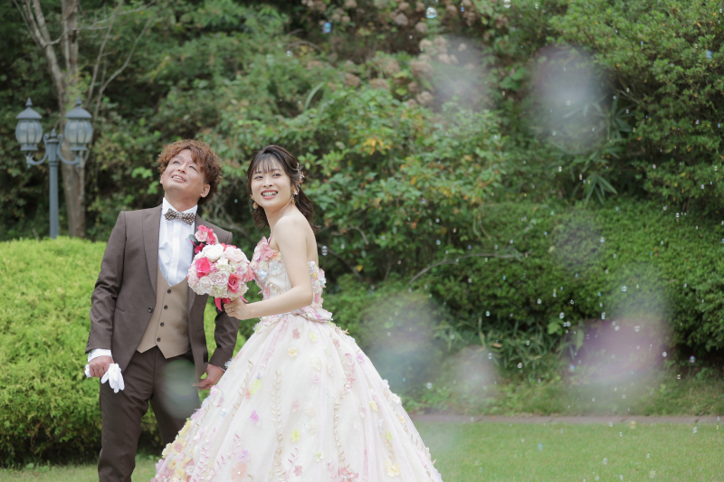 シャボン玉の中で