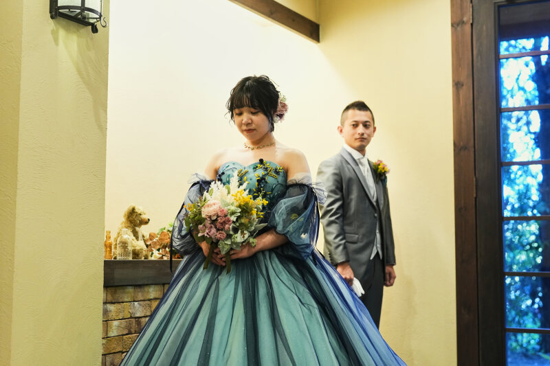 カラードレスへお色直し