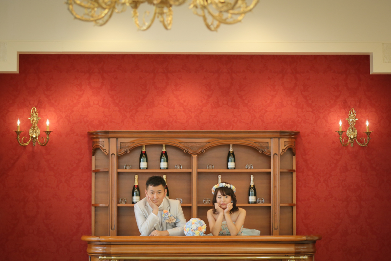 キュートなポーズで